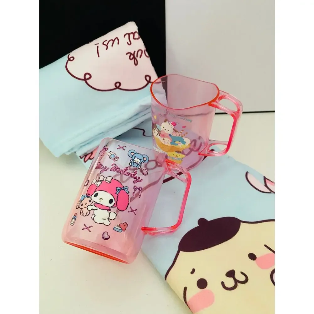 Little Twin Stars and Friends Bath Towel and Toothbrush Mouthwash Cups